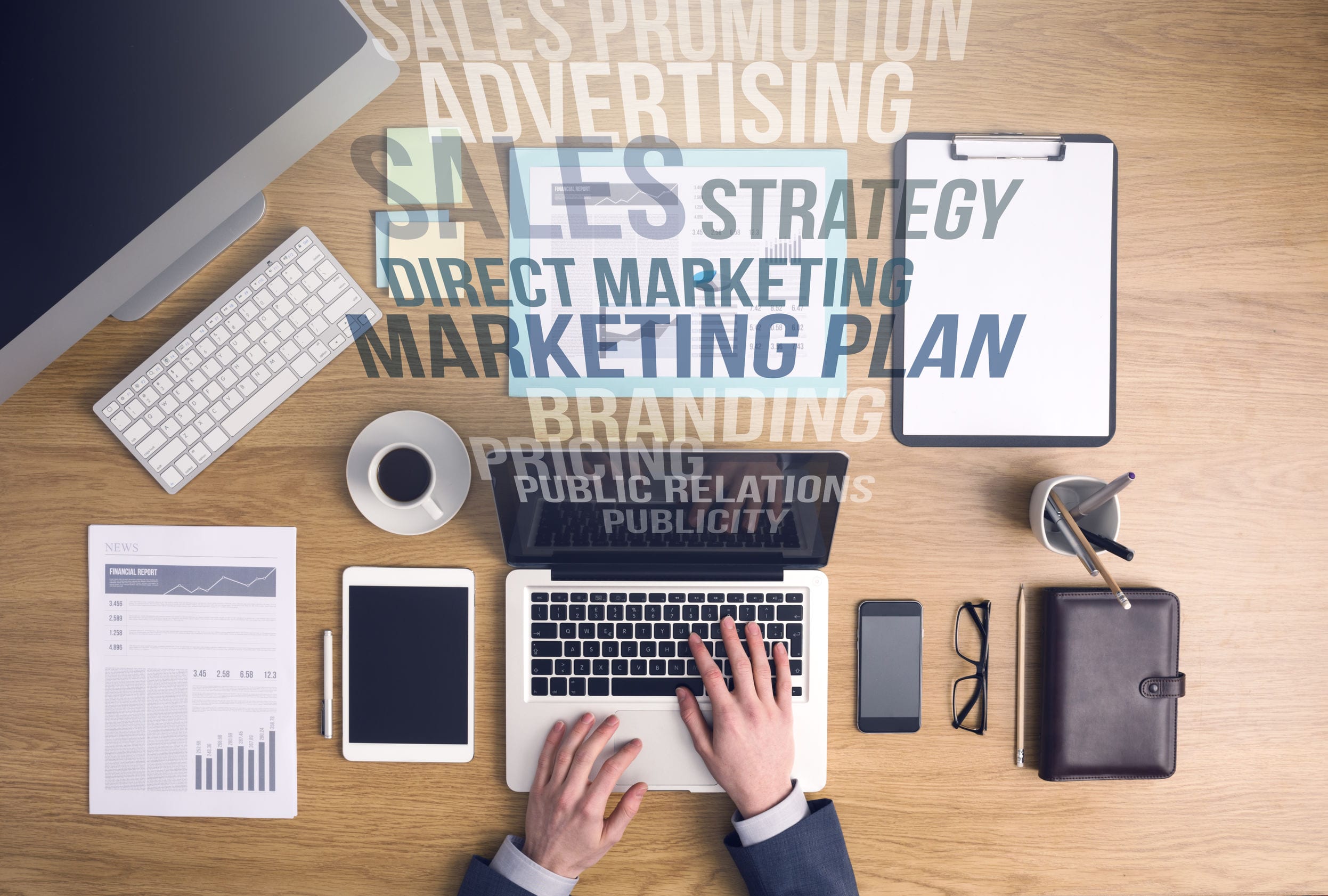 Marketing and business concepts strategic internet marketing services